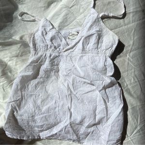 Heritage lace tank top